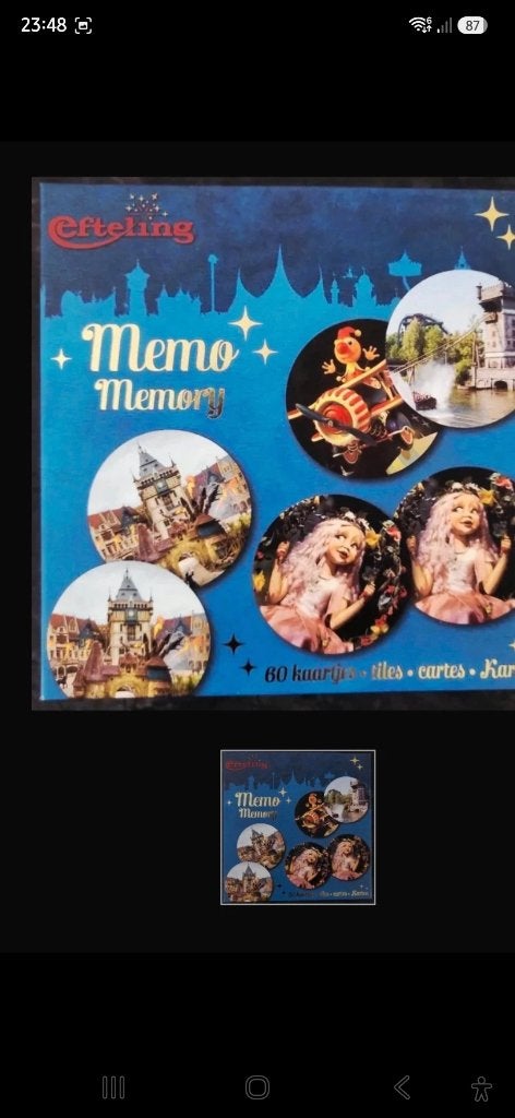 Efteling memory, Verzamelen, Efteling, Ophalen of Verzenden, Nieuw, Overige typen