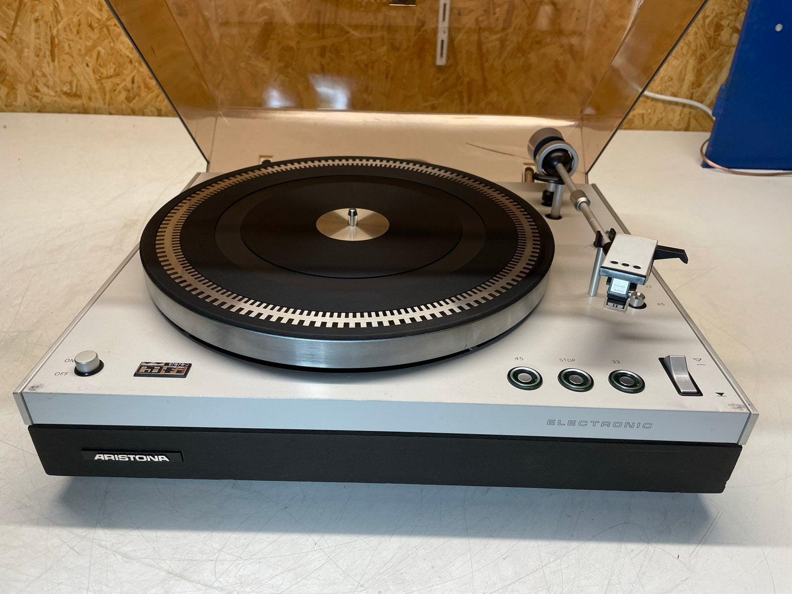Aristona AR8540/05R Platenspeler - Vintage Hifi, Audio, Tv en Foto, Platenspelers, ....., Platenspeler, Aristona, Ophalen