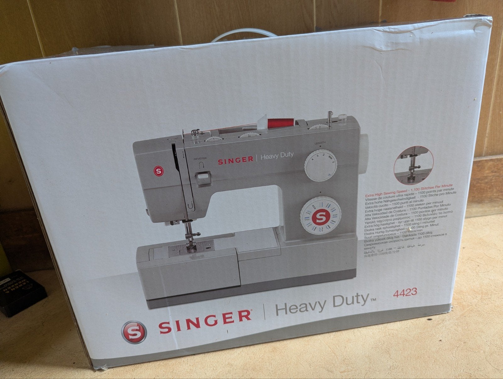 Singer Heavy Duty 4423 Naaimachine - Licht gebruikt, Ophalen of Verzenden