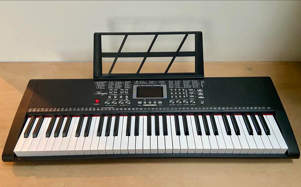 Áengus Keyboard 61 Toetsen met Microfoon en Standaard - Nieu, Overige merken, 61 toetsen, Nieuw, Ophalen of Verzenden
