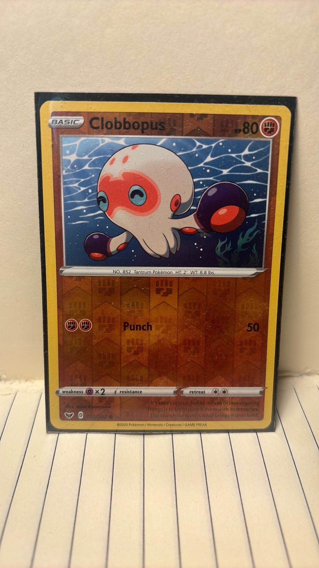 Clobbopus 112/202 reverse holo sword & shield rare, Ophalen of Verzenden, Nieuw, Boosterbox