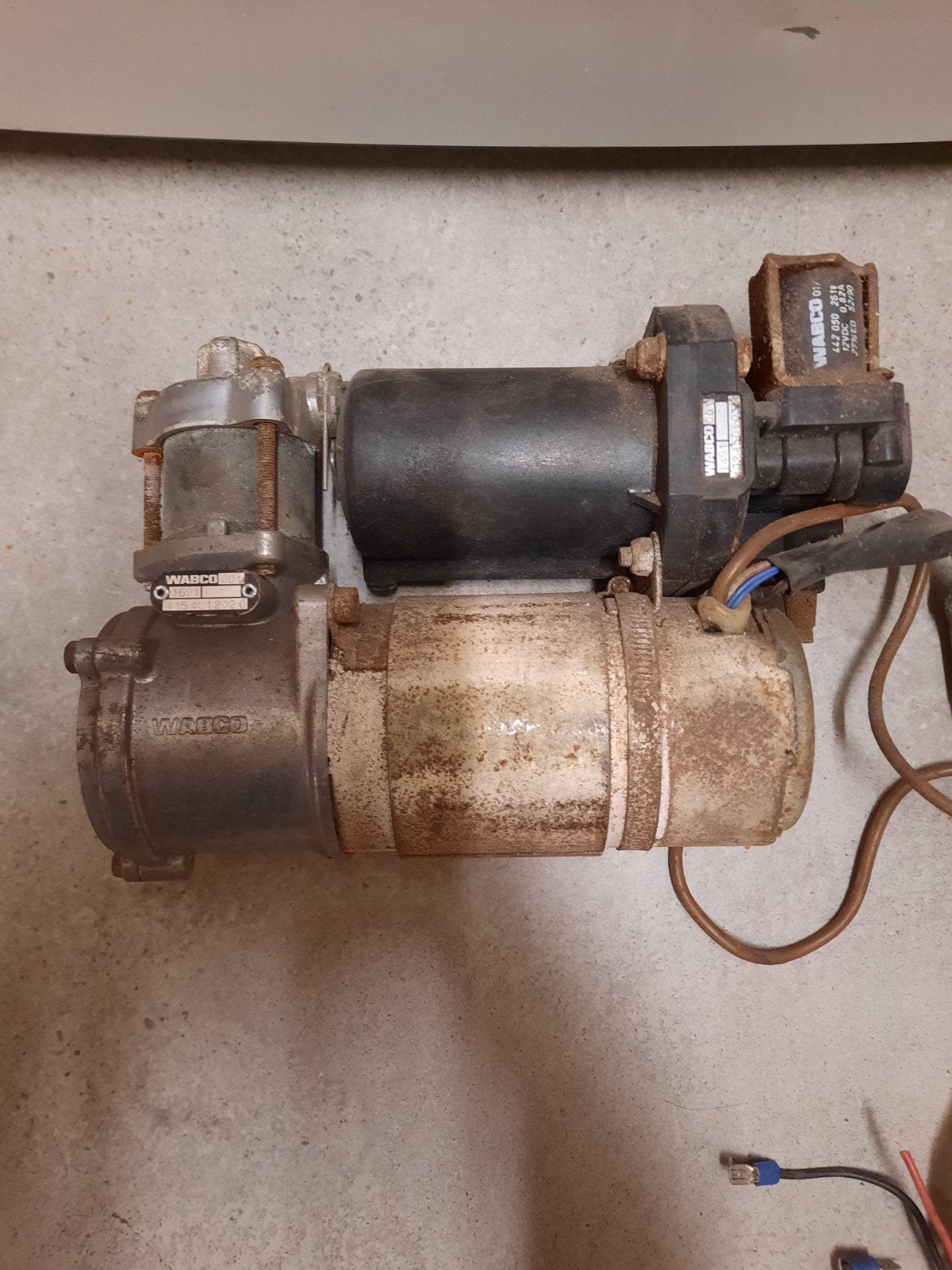 schuurvondst compressor luchtvering  wabco, Ophalen of Verzenden, Gebruikt