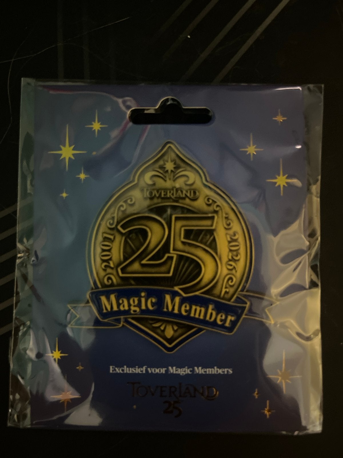 Toverland 25 Jaar Magic Member Pin Speldje, Verzamelen, Speldjes, Pins en Buttons, Ophalen of Verzenden, Nieuw, Overige onderwerpen