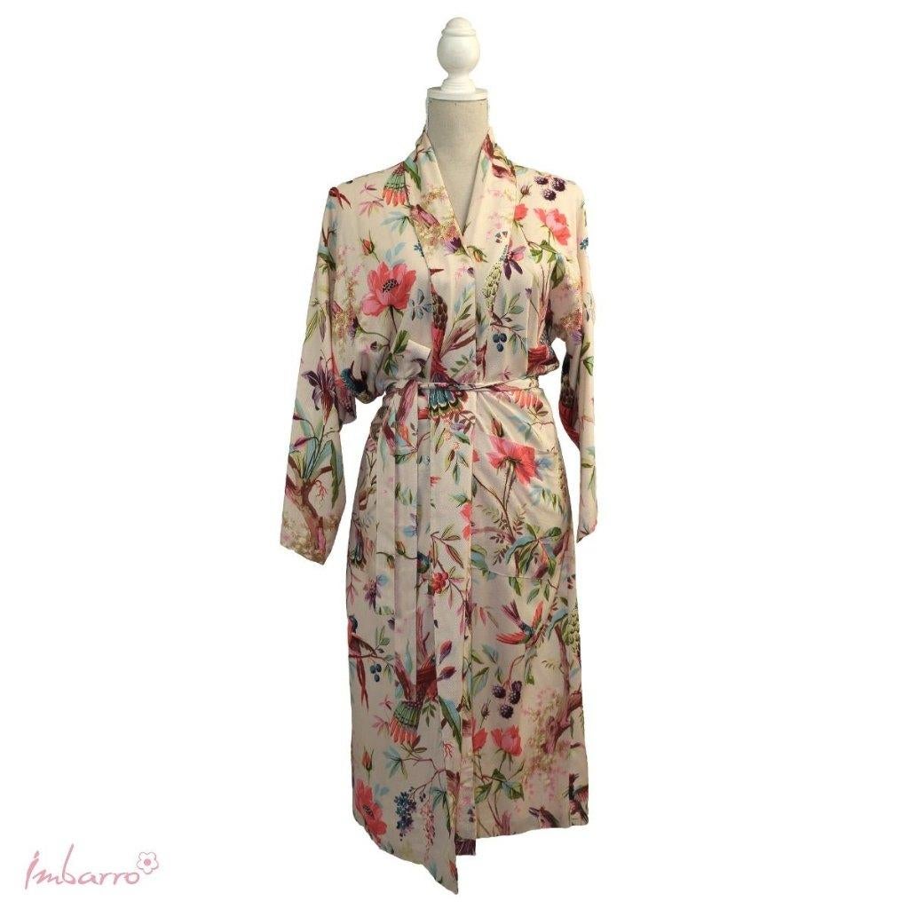 ecru kimono paradise 113 cm onesize leuk kado moederdag, Kleding | Dames, Overige Dameskleding, Nieuw, Ophalen of Verzenden