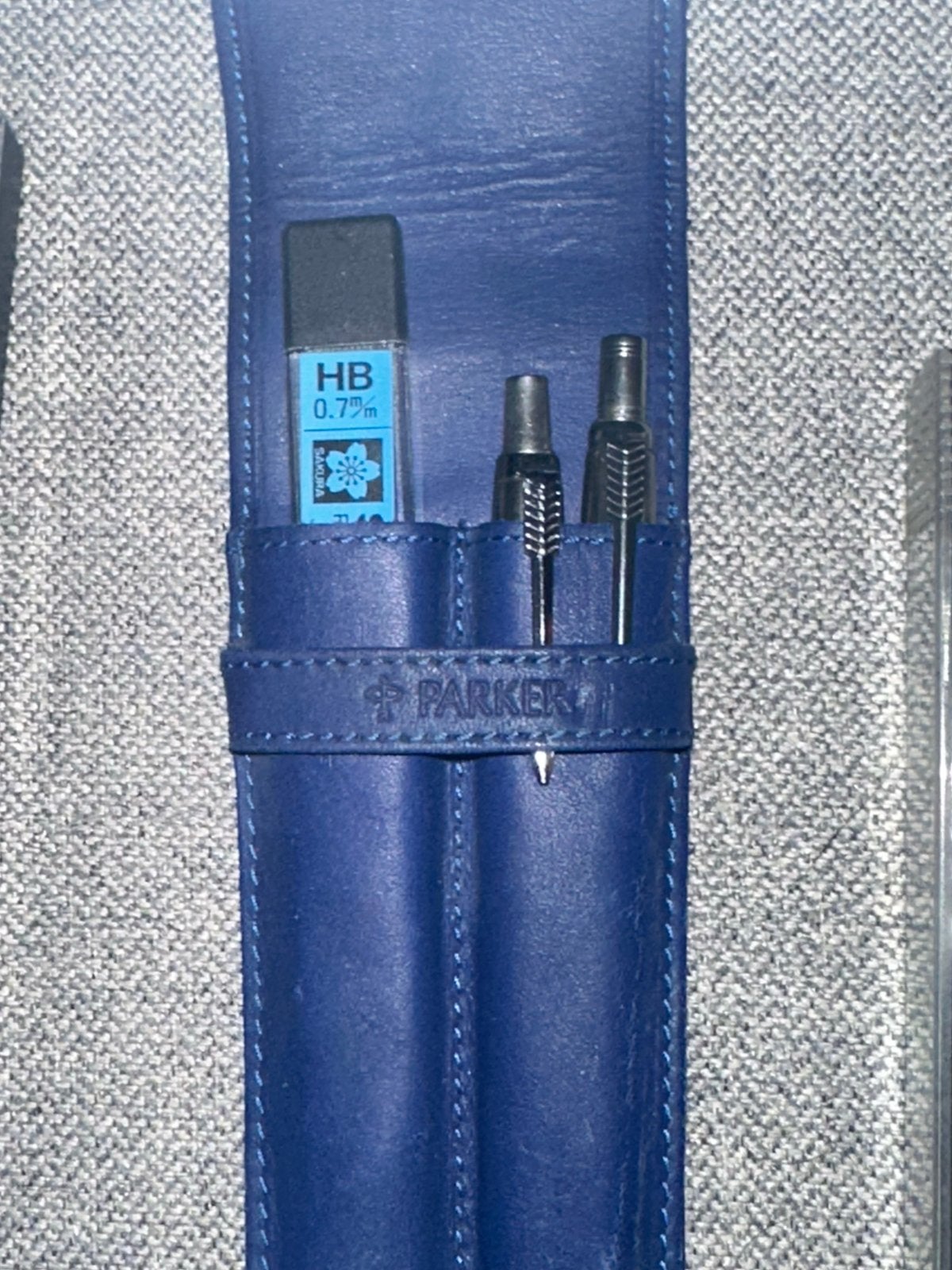 Partij Parker pennen, balpennen in hoesje en doosje, Pennenset, Parker, Met doosje, Ophalen of Verzenden
