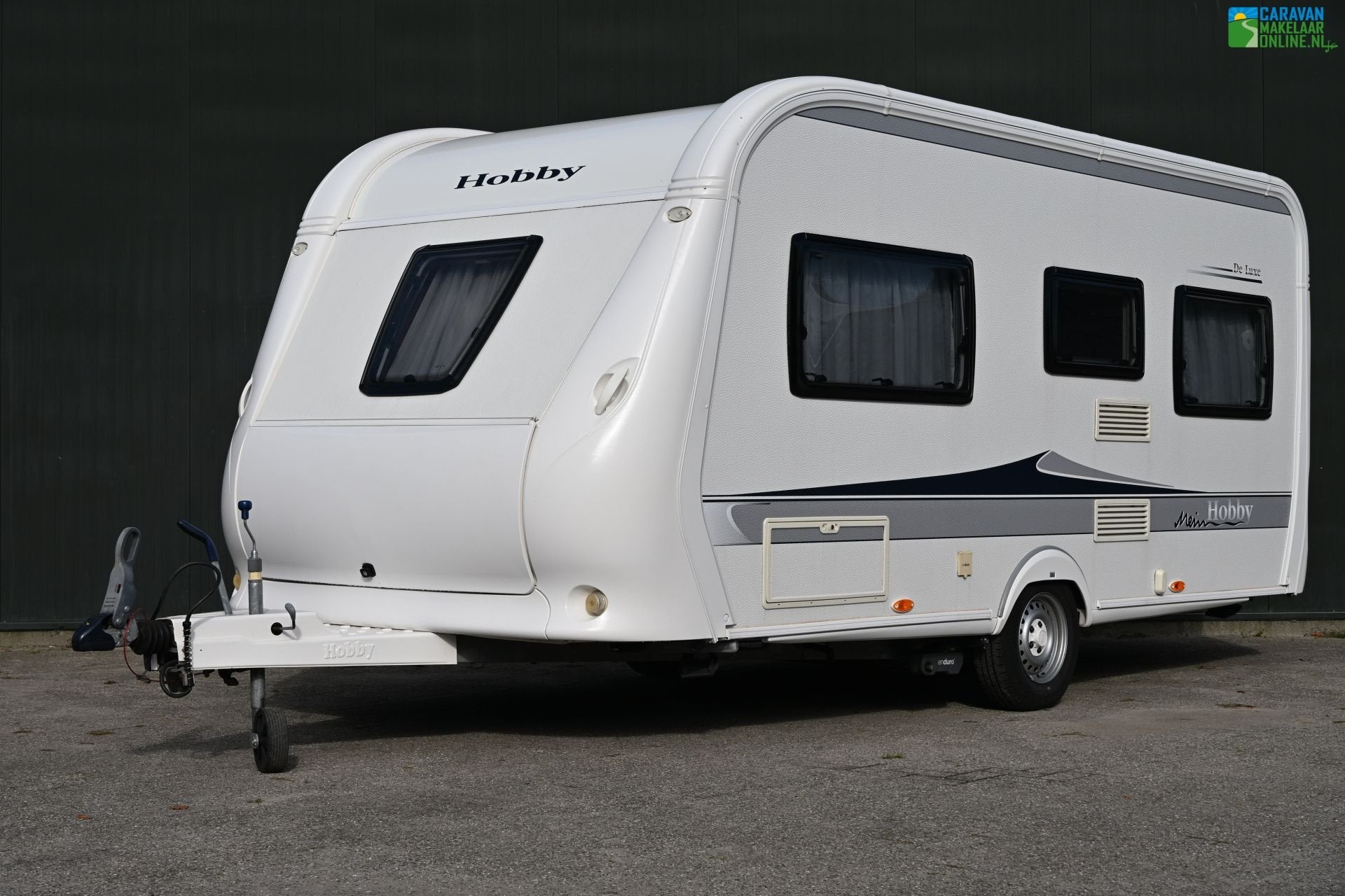 Hobby De Luxe 460 UFe Mover Opblaasbare Voortent Fietsendrag, Rondzit, Hobby, Bedrijf, Lengtebed
