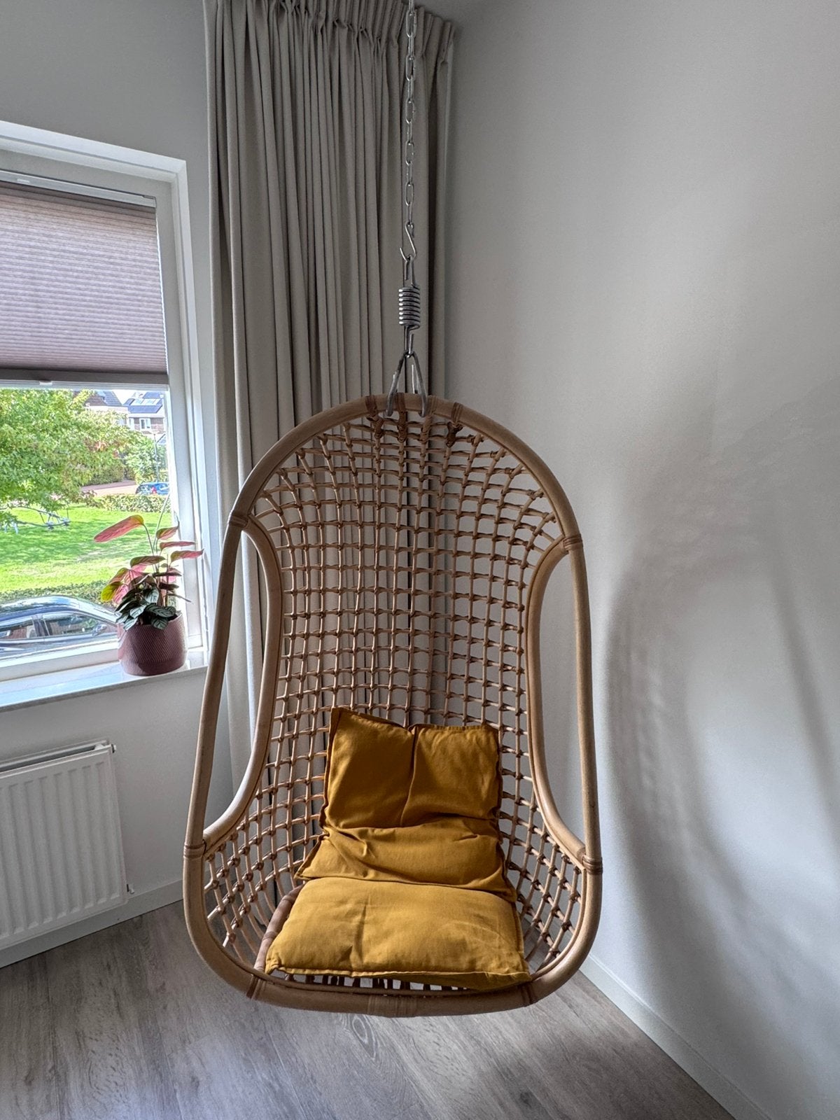 Rotan hangstoel - HK Living, Ophalen, Zo goed als nieuw