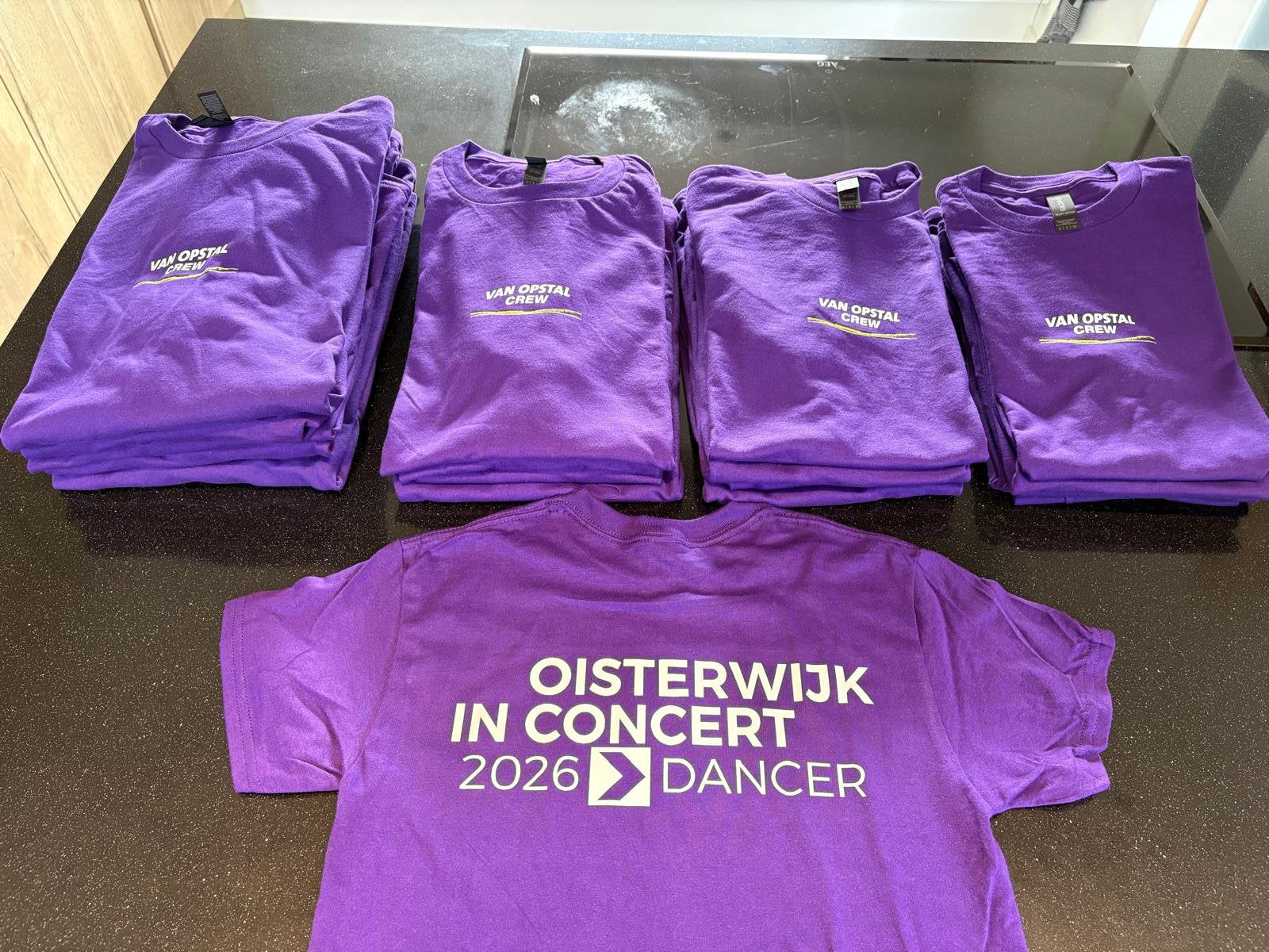 Kleding bedrukken, Ophalen, Zo goed als nieuw