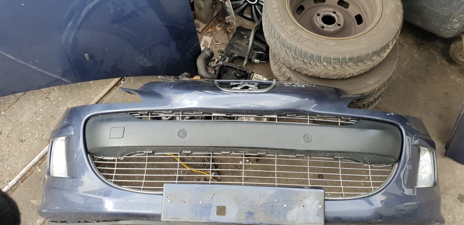 PEUGEOT 308 VOORBUMPER +PARKEERSENSOREN  BJ 2006 TOT 2010, Gebruikt, -, Voor, -