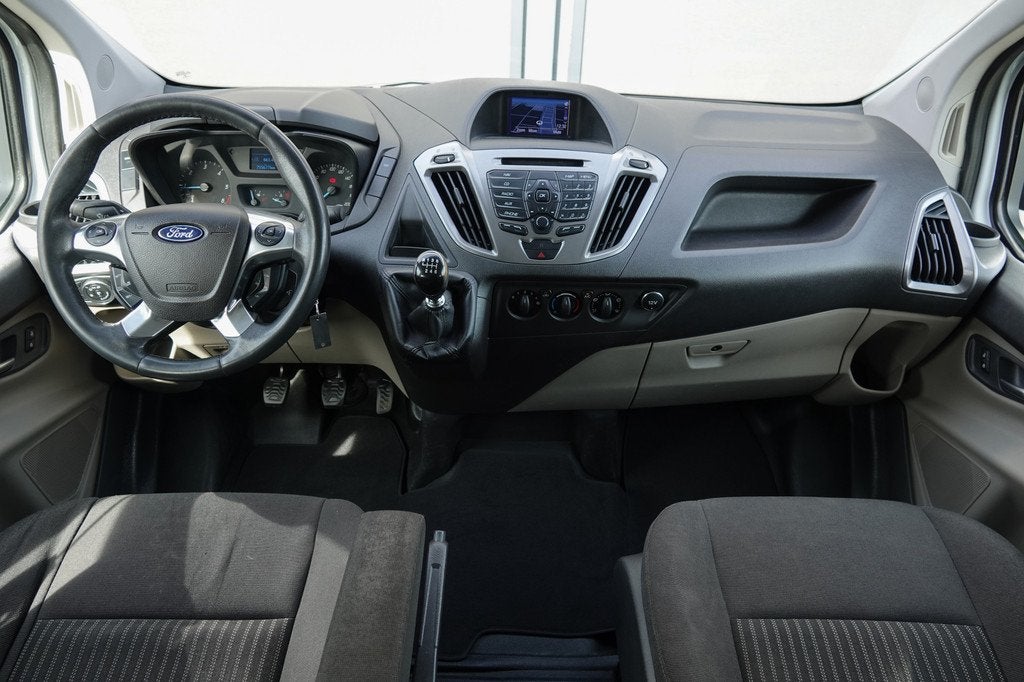 Ford Transit Custom L2H1 | 2.2 Tdci 100Pk | Dubbele Cabine |, Voorwielaandrijving, Euro 5, Gebruikt, Zwart