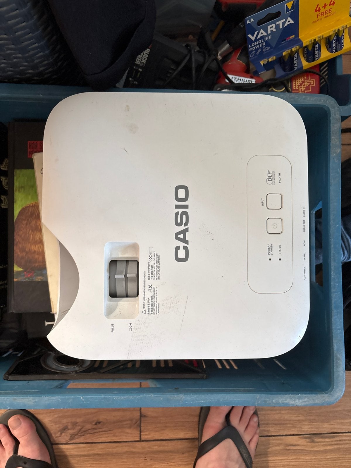 Casio DLP Projector - Wit, Goede Staat, Ophalen of Verzenden, Zo goed als nieuw, DLP, Overige resoluties