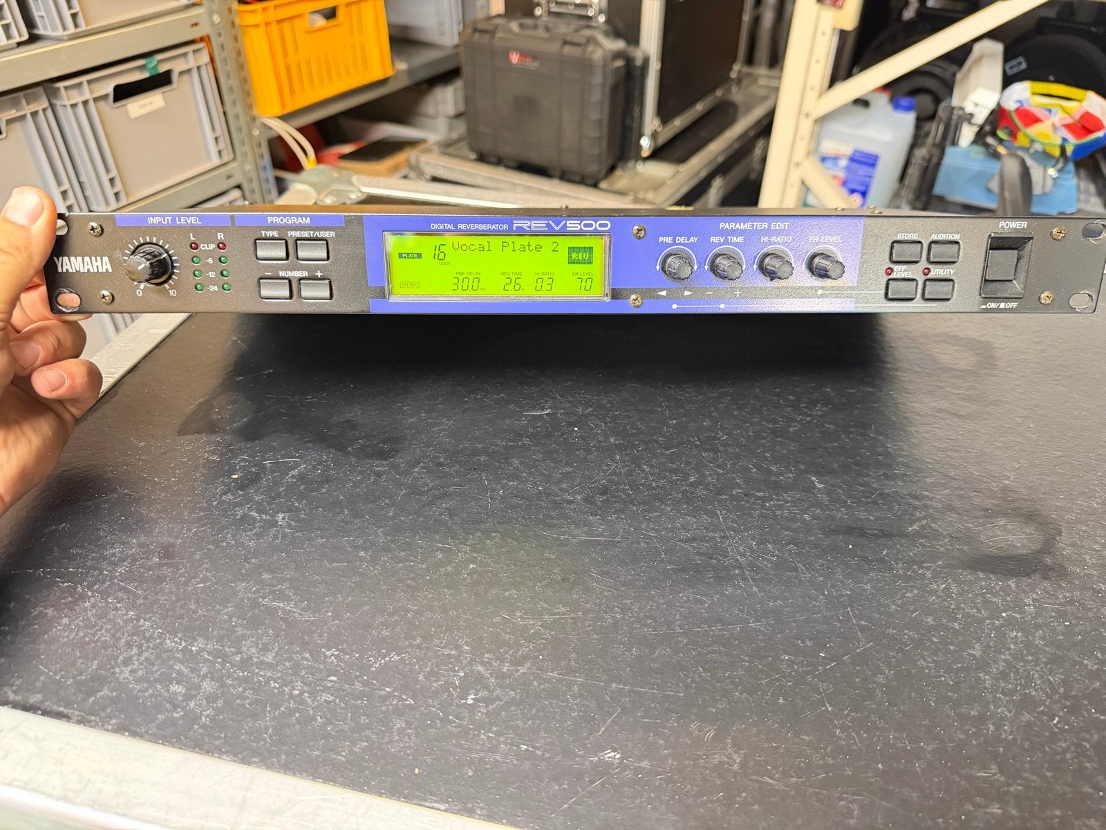 Yamaha REV500 Digitale Reverb Processor, Muziek en Instrumenten, Effecten, Gebruikt, Reverb, Ophalen of Verzenden