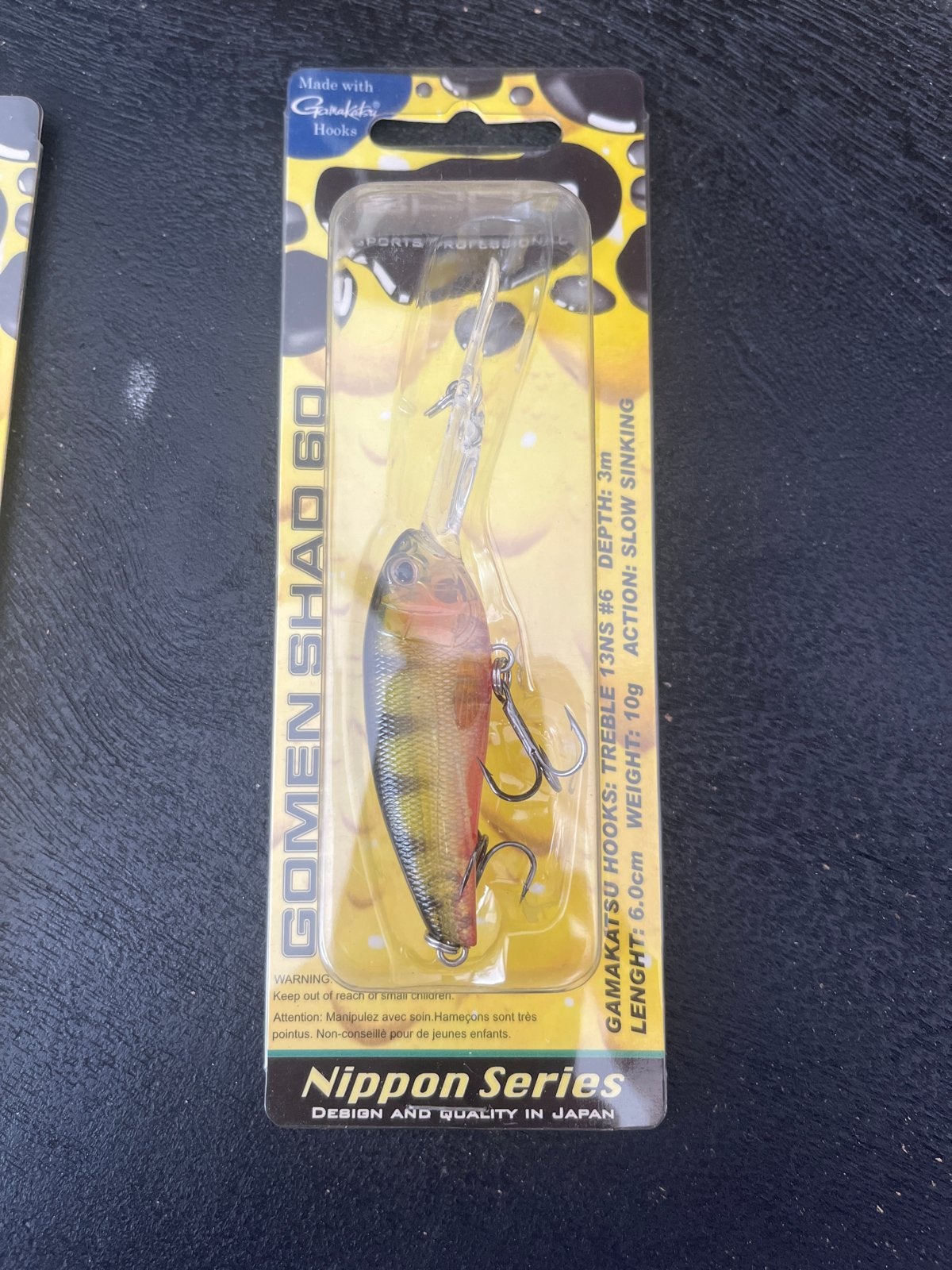 SPRO Gomen Shad 60 Kunstaas - Green Ghost Perch, Ophalen of Verzenden, Nieuw, Kunstaas