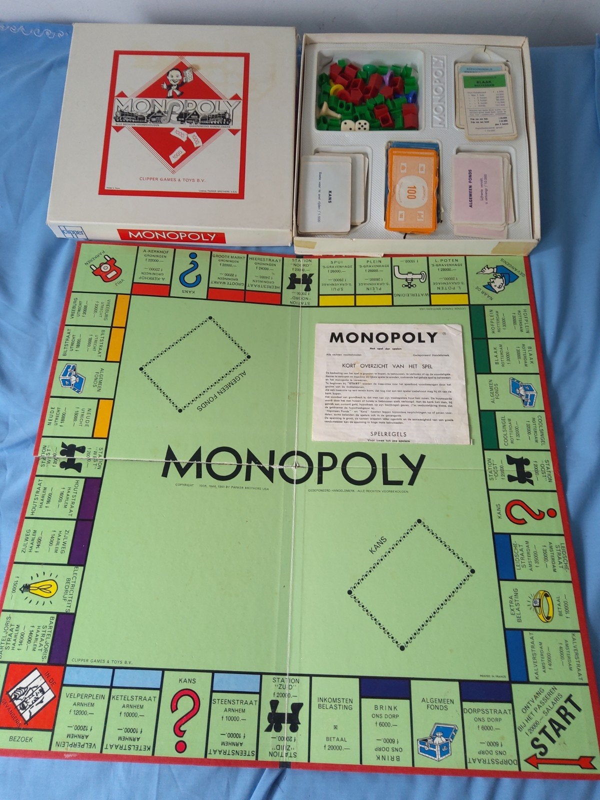 De oude monopoly met de guldens, Ophalen of Verzenden, Gebruikt