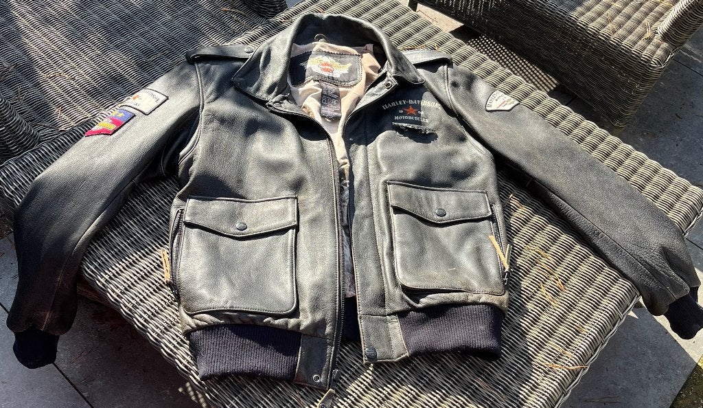 Harley-Davidson leren jas - Slechts paar keer gedragen, Ophalen, Harley-Davidson, Heren, Jas | leer