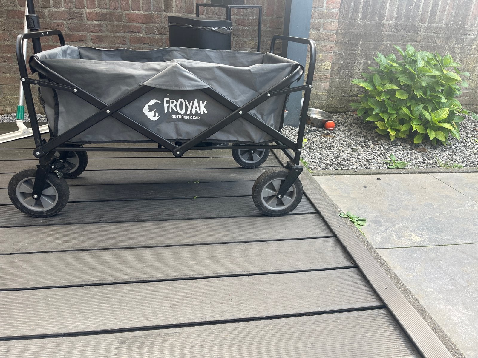 Froyak Opvouwbare Bolderkar - Ideaal voor Outdoor Gebruik, Ophalen, Opvouwbaar, Gebruikt