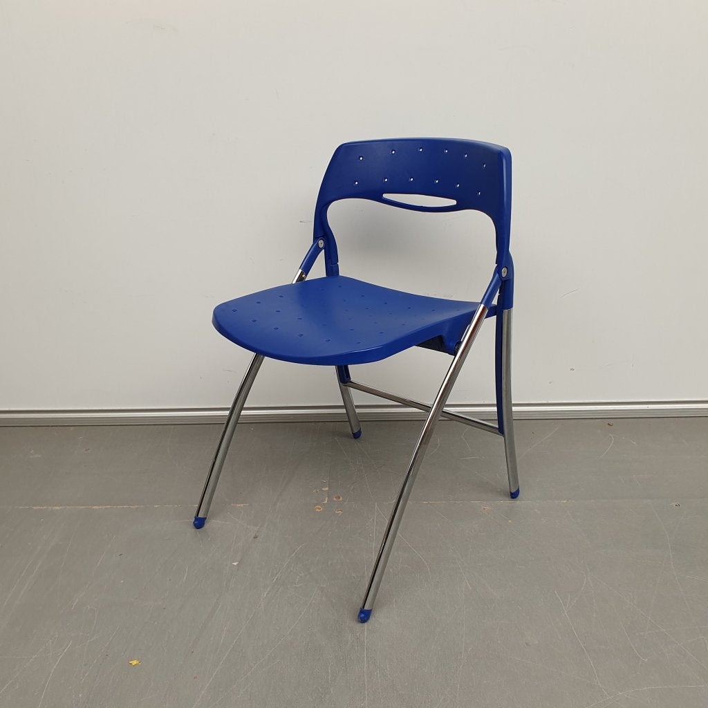 Blue Chaise - blauwe klapstoel, Huis en Inrichting, Niet ingevuld, Gebruikt, Niet ingevuld, Niet ingevuld
