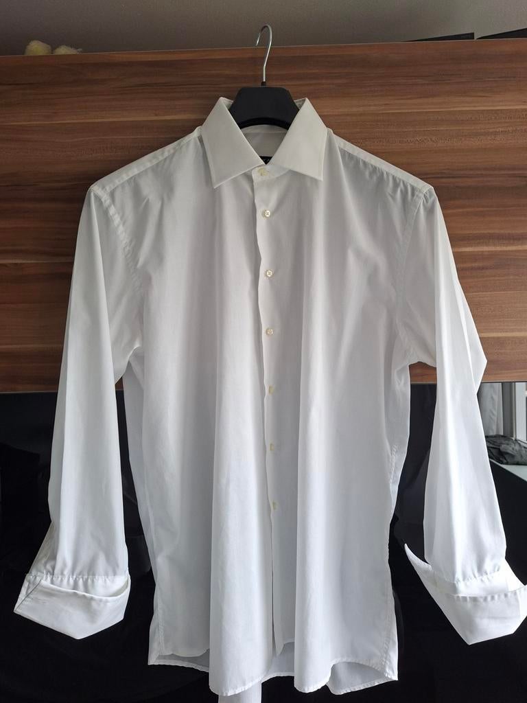 Alexander Alesi overhemd voor Roka, maat 45, Kleding | Heren, Ophalen of Verzenden, Zo goed als nieuw, Wit, Alexander Alesi