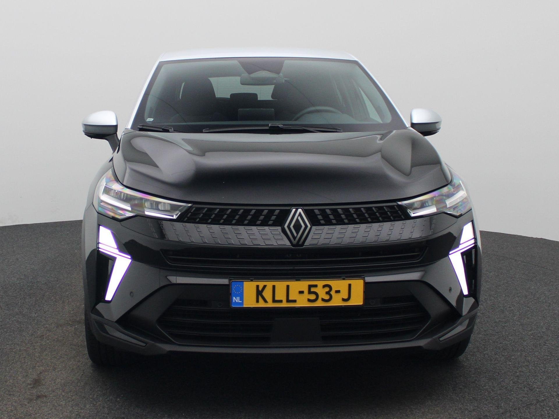 Renault Captur 1.8 E-Tech full hybrid 160 techno | Camera |, Auto's, 4 cilinders, Leder en Stof, Zwart, Bedrijf
