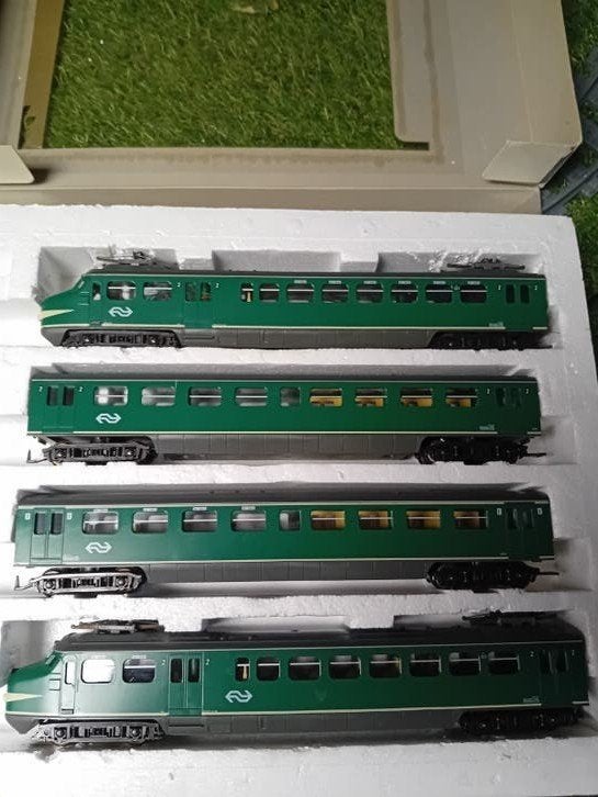 Lima NS Hondekop Treinstel 149703 - Groen (Wisselstroom), Wisselstroom, Treinset, Ophalen of Verzenden, Lima