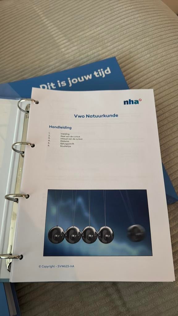 NHA Cursus Natuurkunde VWO, Ophalen of Verzenden, Alpha, Zo goed als nieuw