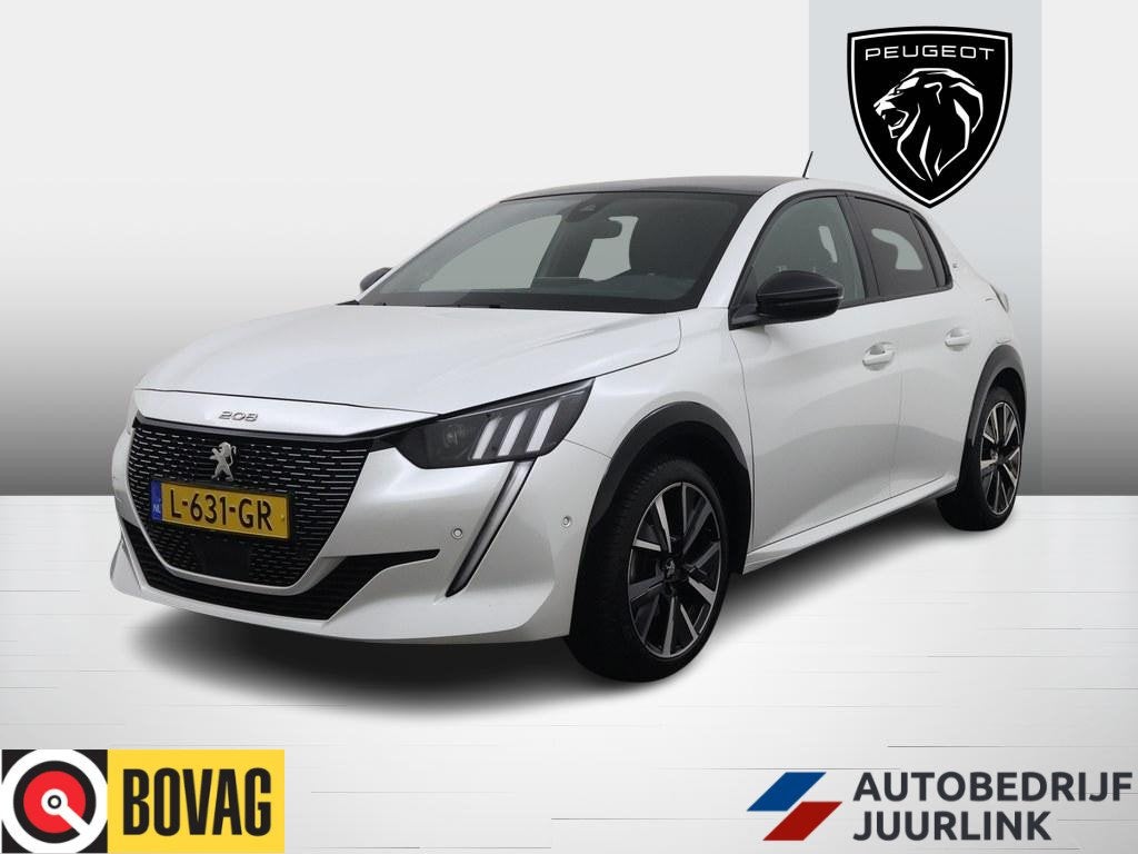 Peugeot 208 1.2T 100pk GT Pano/Nav/Camera/Ecc/H.Leder/Keyles, Voorwielaandrijving, 101 pk, Gebruikt, Euro 6