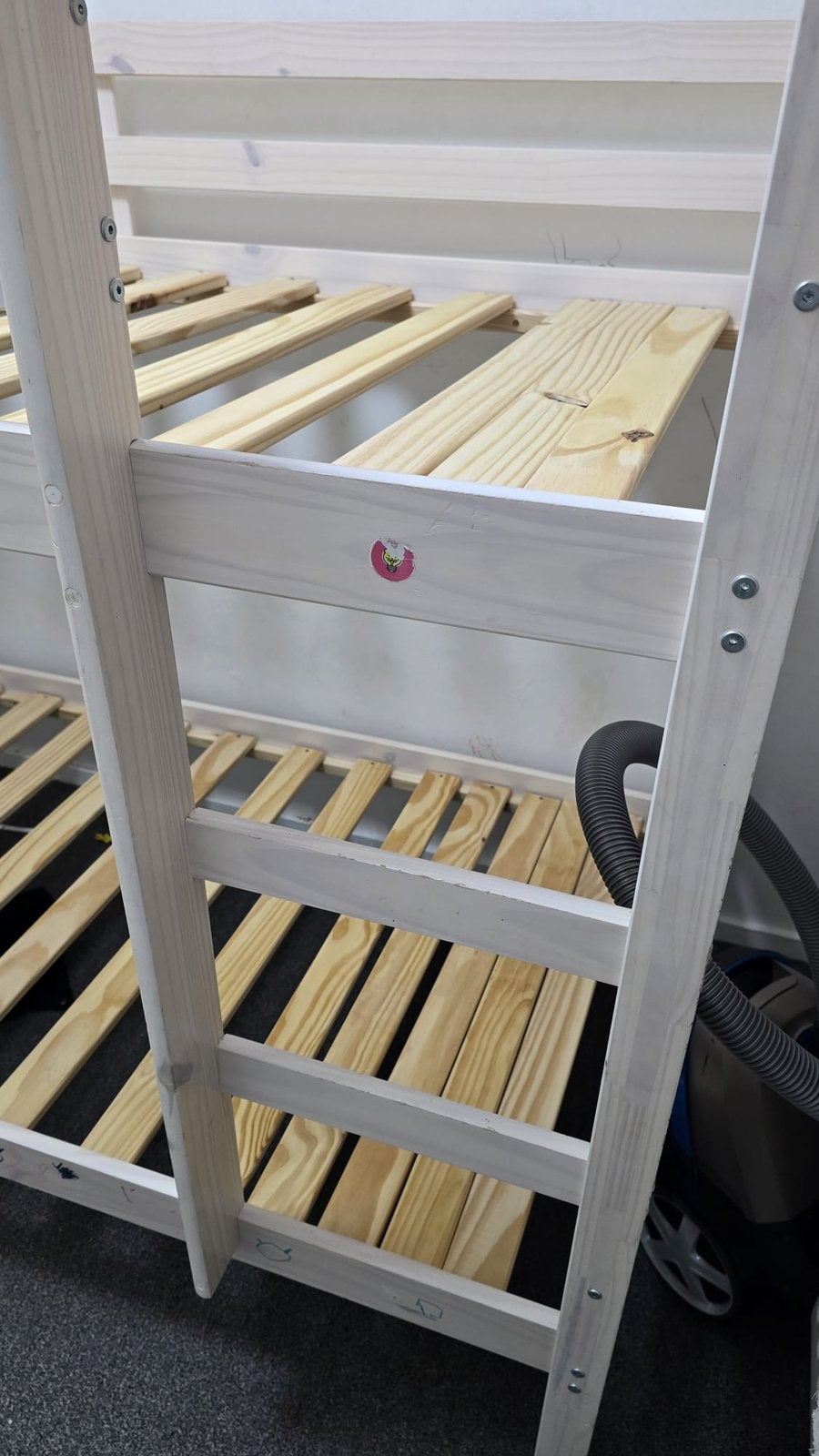 Stapelbed Leenbakker, Ophalen, Gebruikt, 90 cm, Tweepersoons