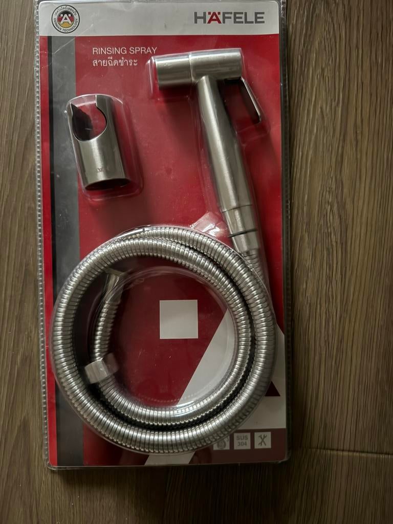 Hand bidet / hand douch Häfele  nieuw in verpakking, Ophalen of Verzenden, Nieuw, Rvs, Douche