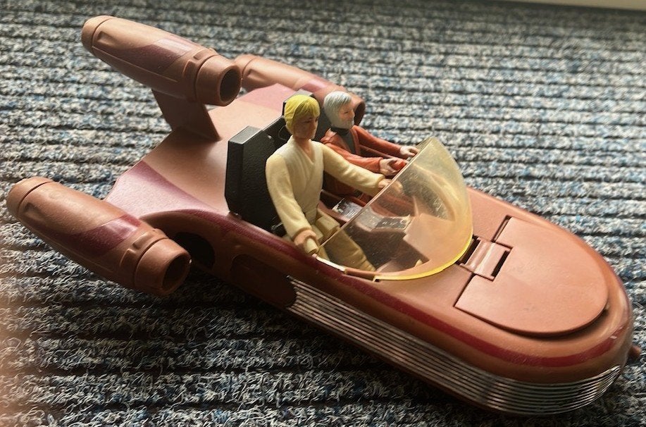 Vintage Star Wars  Kenner Landspeeder, Verzamelen, Star Wars, Ophalen of Verzenden, Gebruikt, Actiefiguurtje