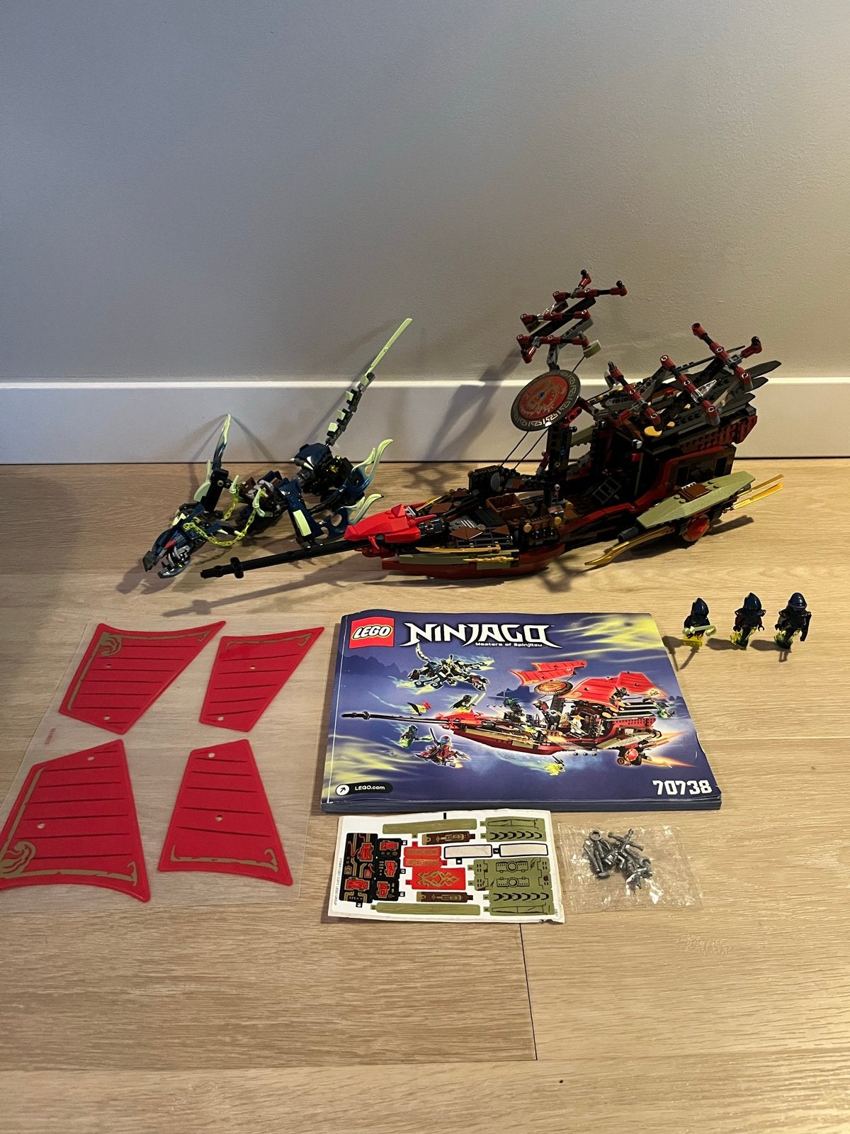 Lego Ninjago 70738 Final Flight of Destiny's Bounty, Kinderen en Baby's, Speelgoed | Bouwstenen, Zo goed als nieuw, Ophalen of Verzenden