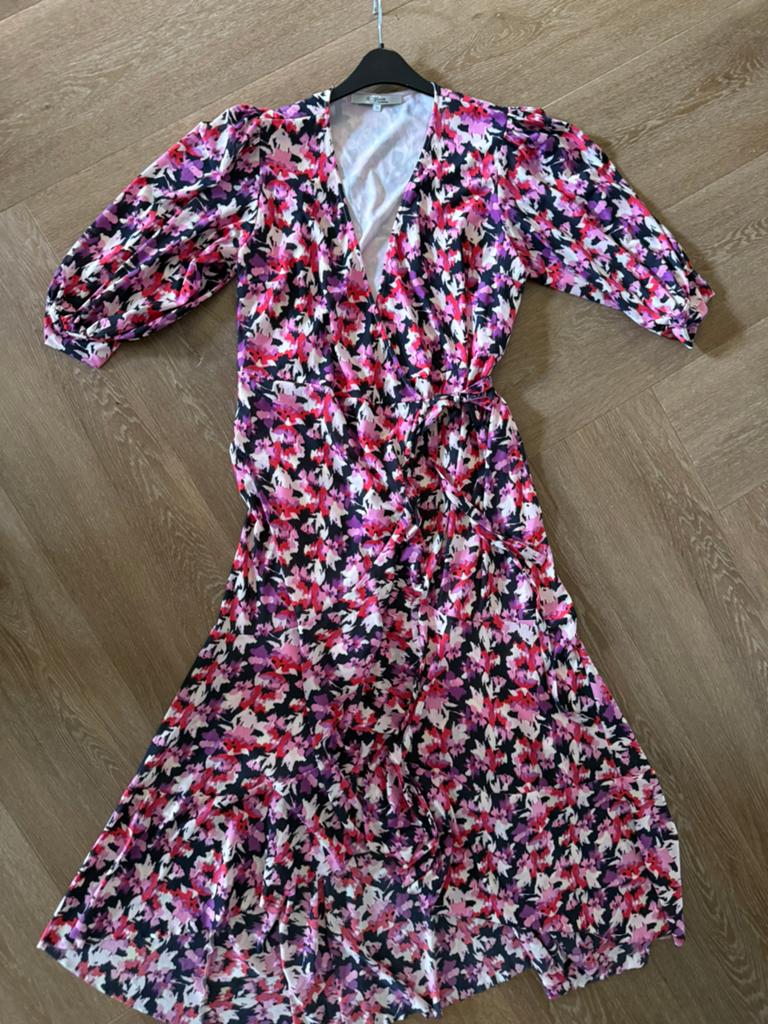 Miljuschka * leuke overslag maxi jurk ( maat 42), Kleding | Dames, Jurken, Verzenden, Onder de knie