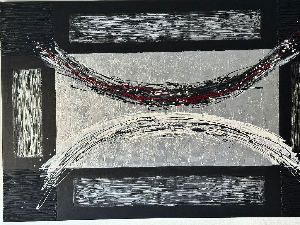 Handgeschilderd schilderij, Antiek en Kunst, Kunst | Schilderijen | Klassiek, Ophalen, Doek, Handgeschilderd, Olieverf