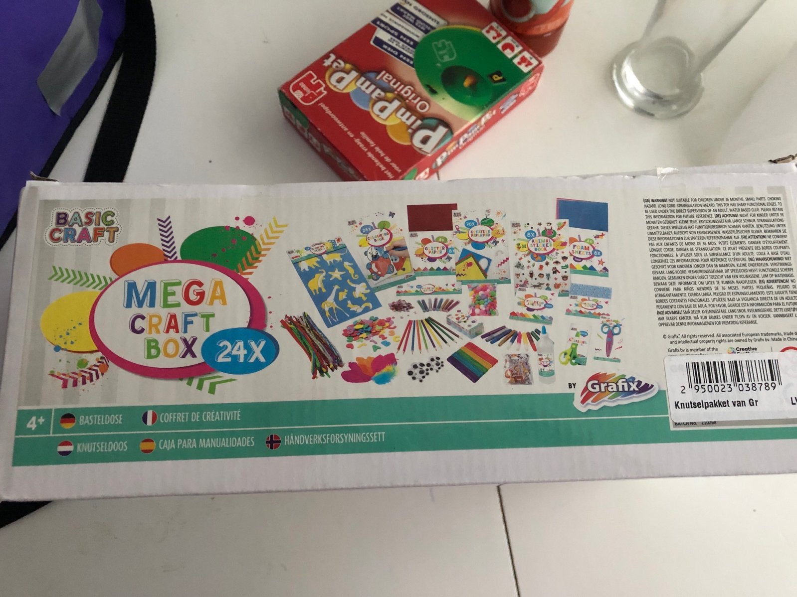 Mega Craft Box 24x - Nieuw knutselpakket Sint of Kerst Tip !, Overige thema's, Nieuw, Ophalen of Verzenden, Educatief