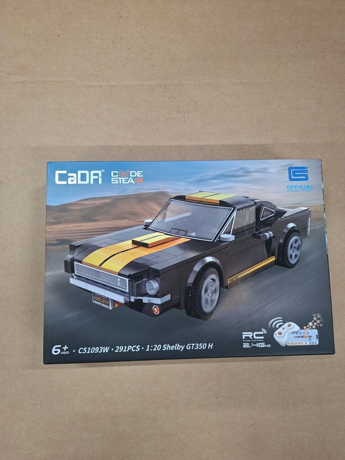 CaDA shelby gt350 h 1:20, nieuw in doos, Overige merken, -, -, Nieuw
