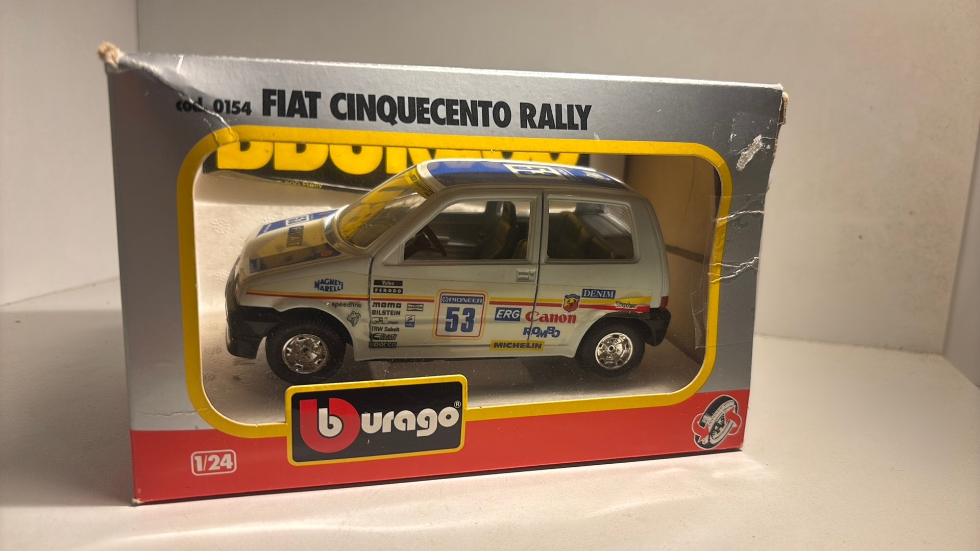 Fiat cinqeucento rally bburago 1.24