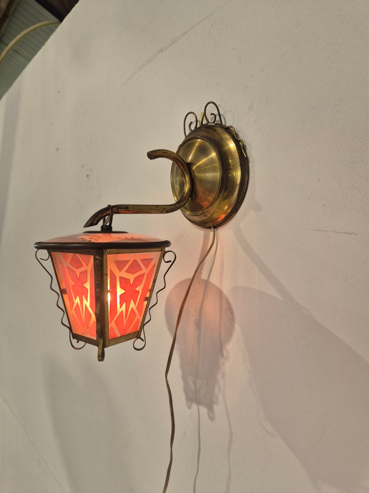 Amsterdamse school wandlantaarn lamp art deco, Ophalen of Verzenden