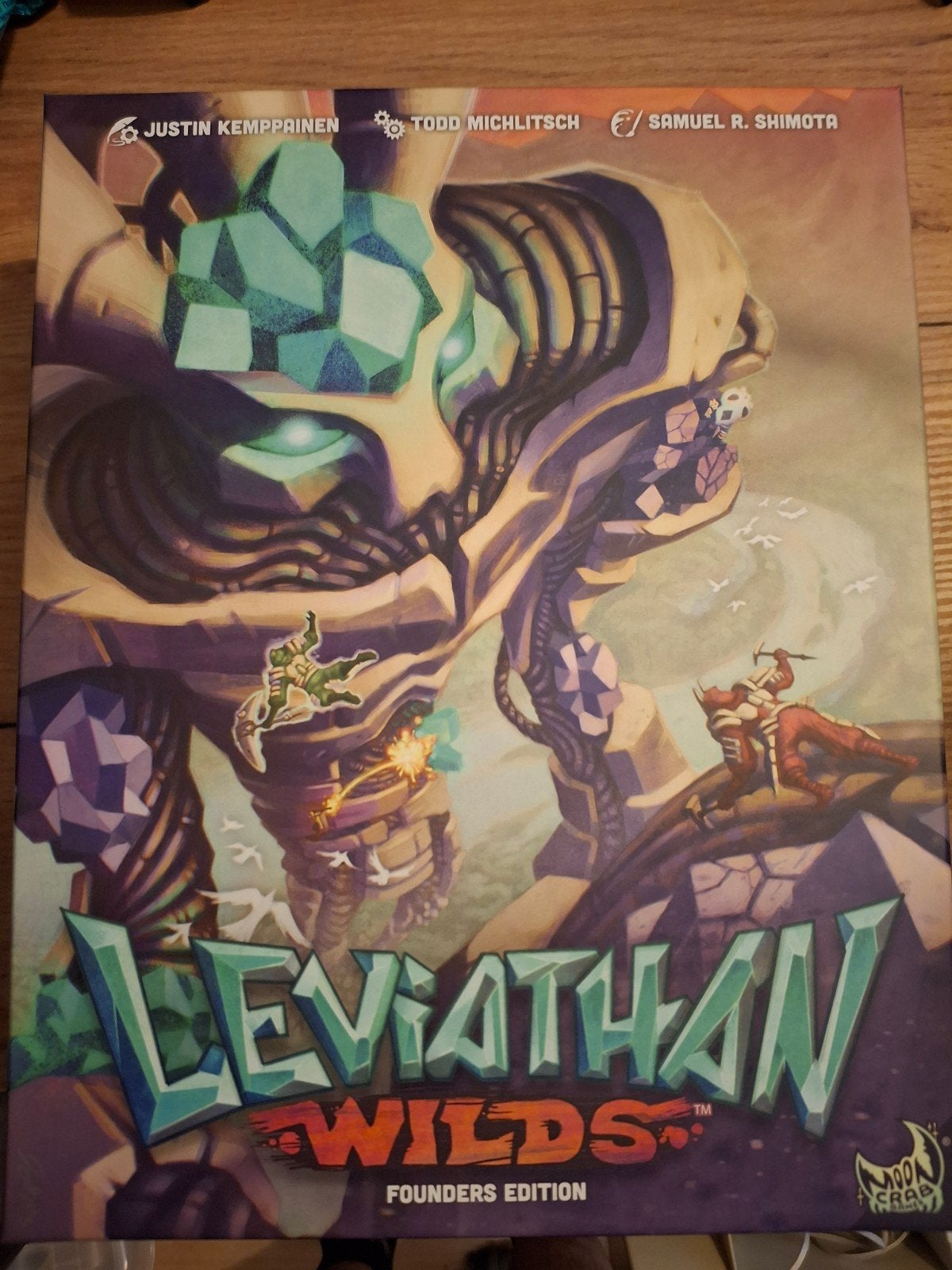 Leviathan Wilds Founders Edition + Mutation Pack, Een of twee spelers, Ophalen of Verzenden, Zo goed als nieuw, Moon Crab Games