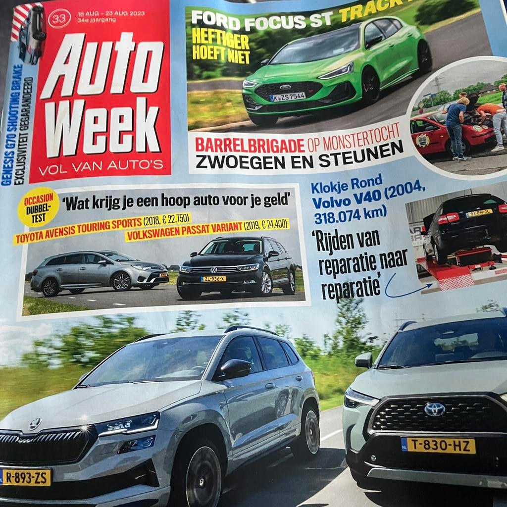 Auto week tijdschrift., Ophalen of Verzenden