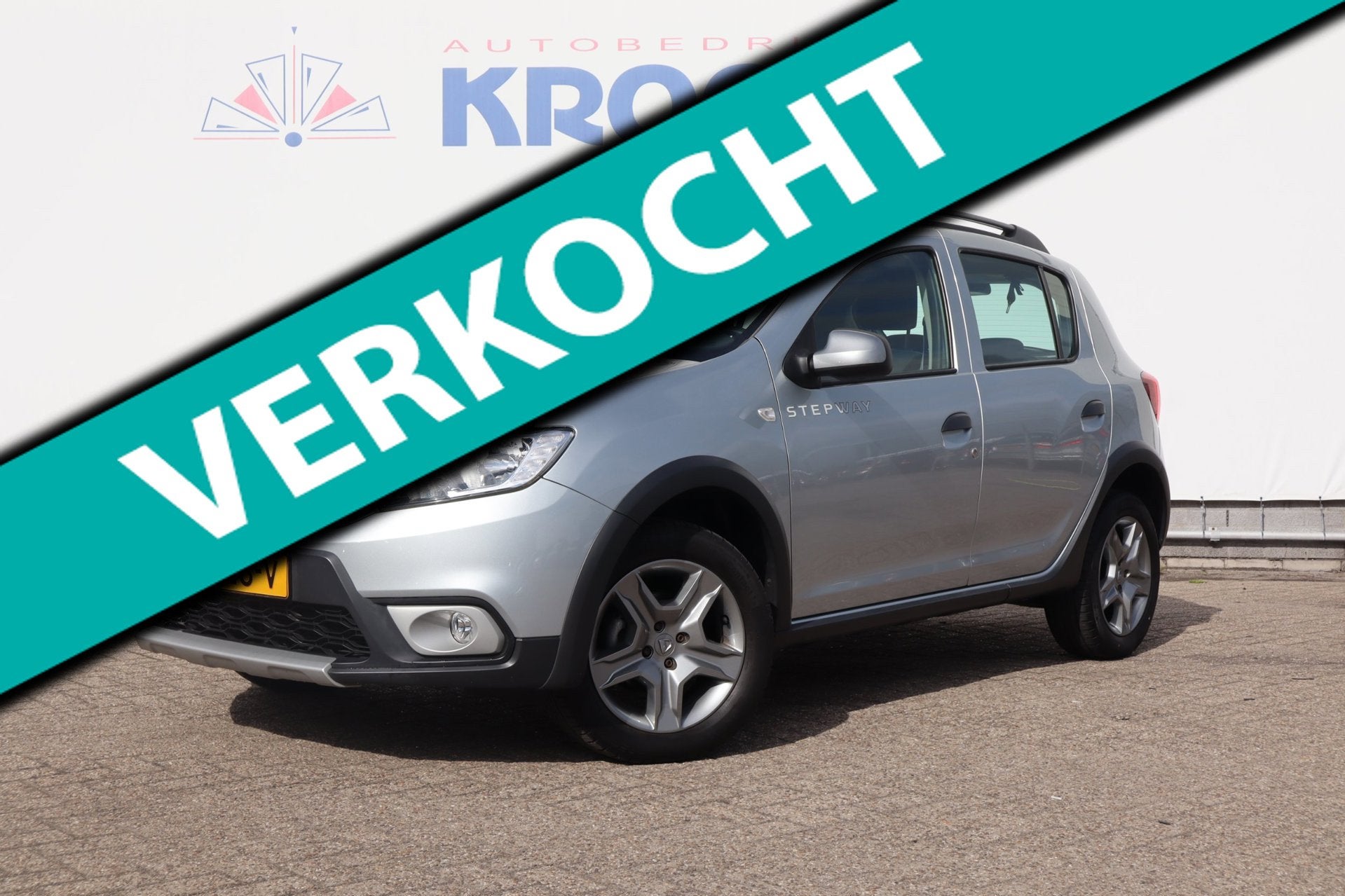 Dacia Sandero 0.9 TCe Tech Road I Automaat I Airco I Navigat, Auto's, Stof, Origineel Nederlands, Bedrijf, Start-stop-systeem