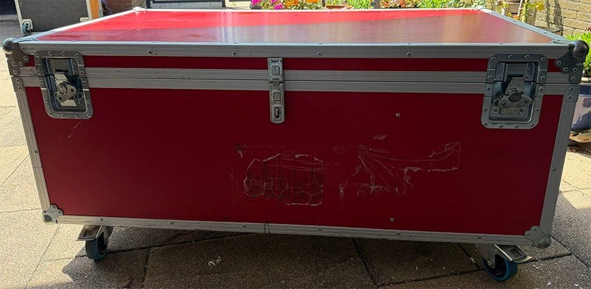 Grote Audipack flightcase op wielen, Ophalen, Gebruikt, Overige instrumenten, Flightcase