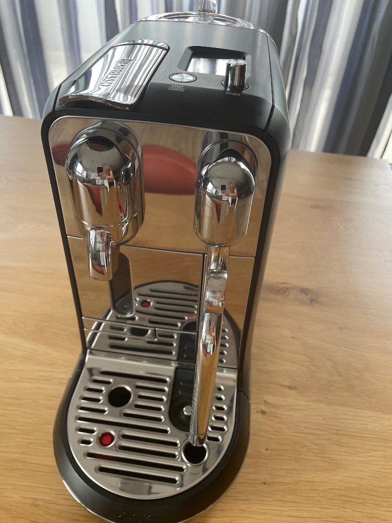 Sage Nespresso Creatista plus zwart, Ophalen, Gebruikt, Koffiemachine