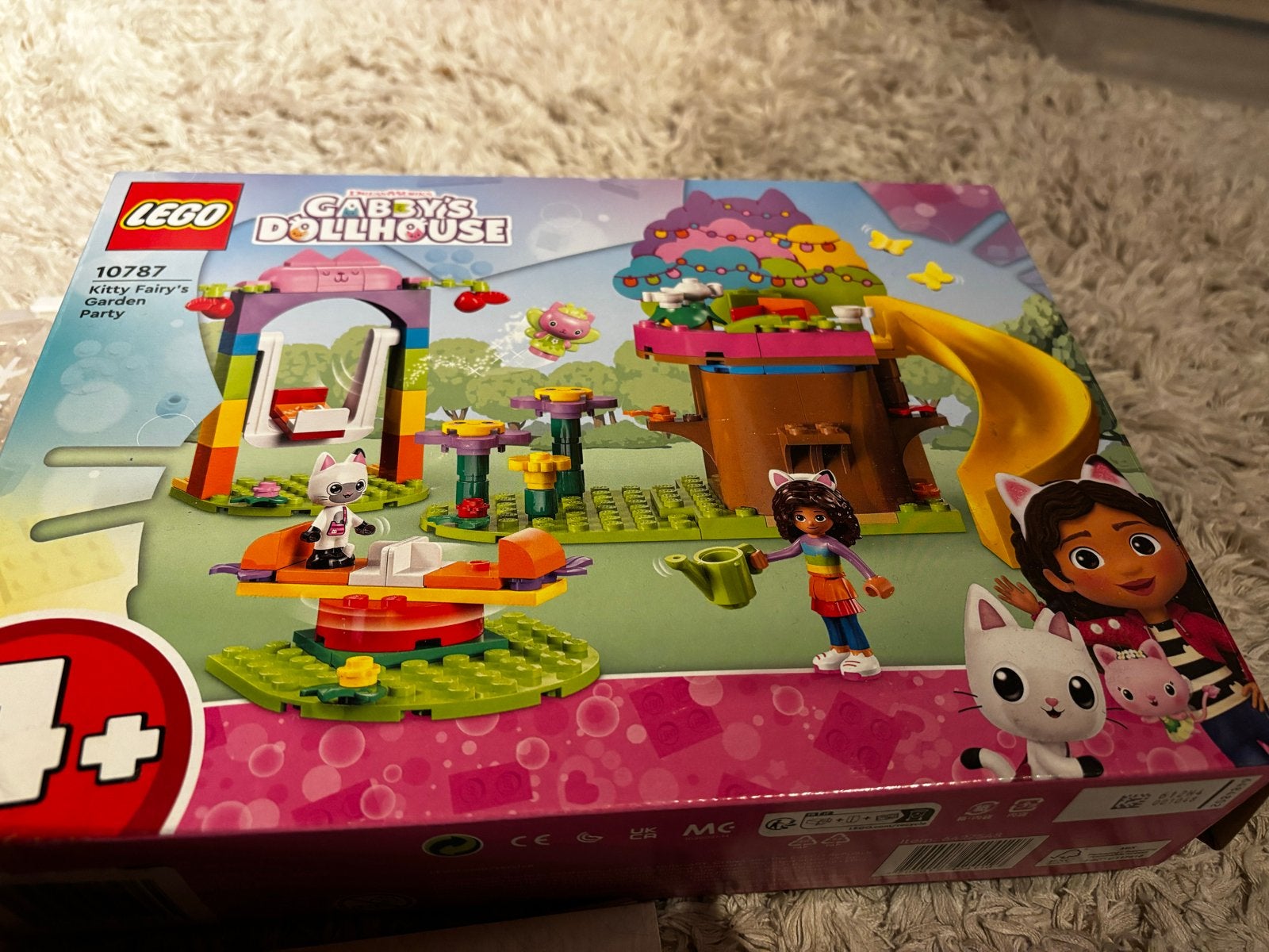 LEGO Gabby's Dollhouse Kitty Fairy's Garden (10787), Ophalen of Verzenden, Zo goed als nieuw, Overige merken
