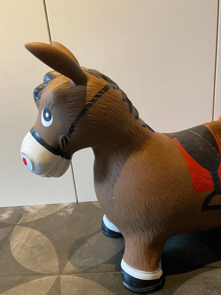 Opblaas skippy dier / skippy paard, Ophalen of Verzenden, Zo goed als nieuw