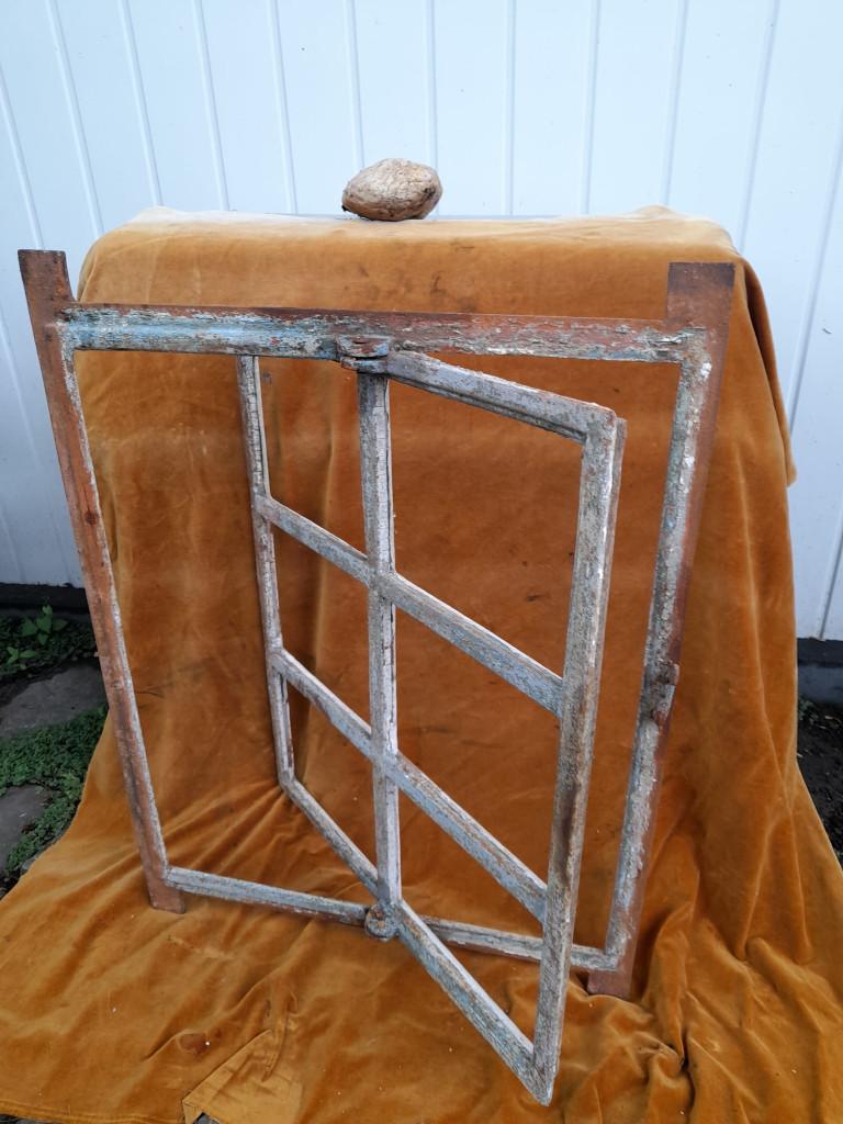 Gietijzeren Stalraam, Ophalen, Gevelraam of Ruit, Gebruikt, Minder dan 80 cm