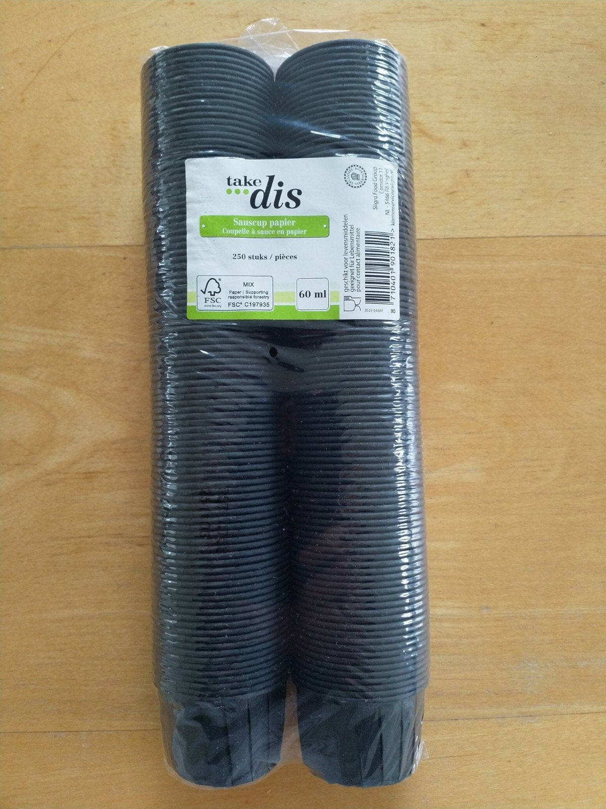 Sauce bakjes van papier 60 ml
250 stuks
(Nieuw), Ophalen of Verzenden, Nieuw, Schaal of Schalen