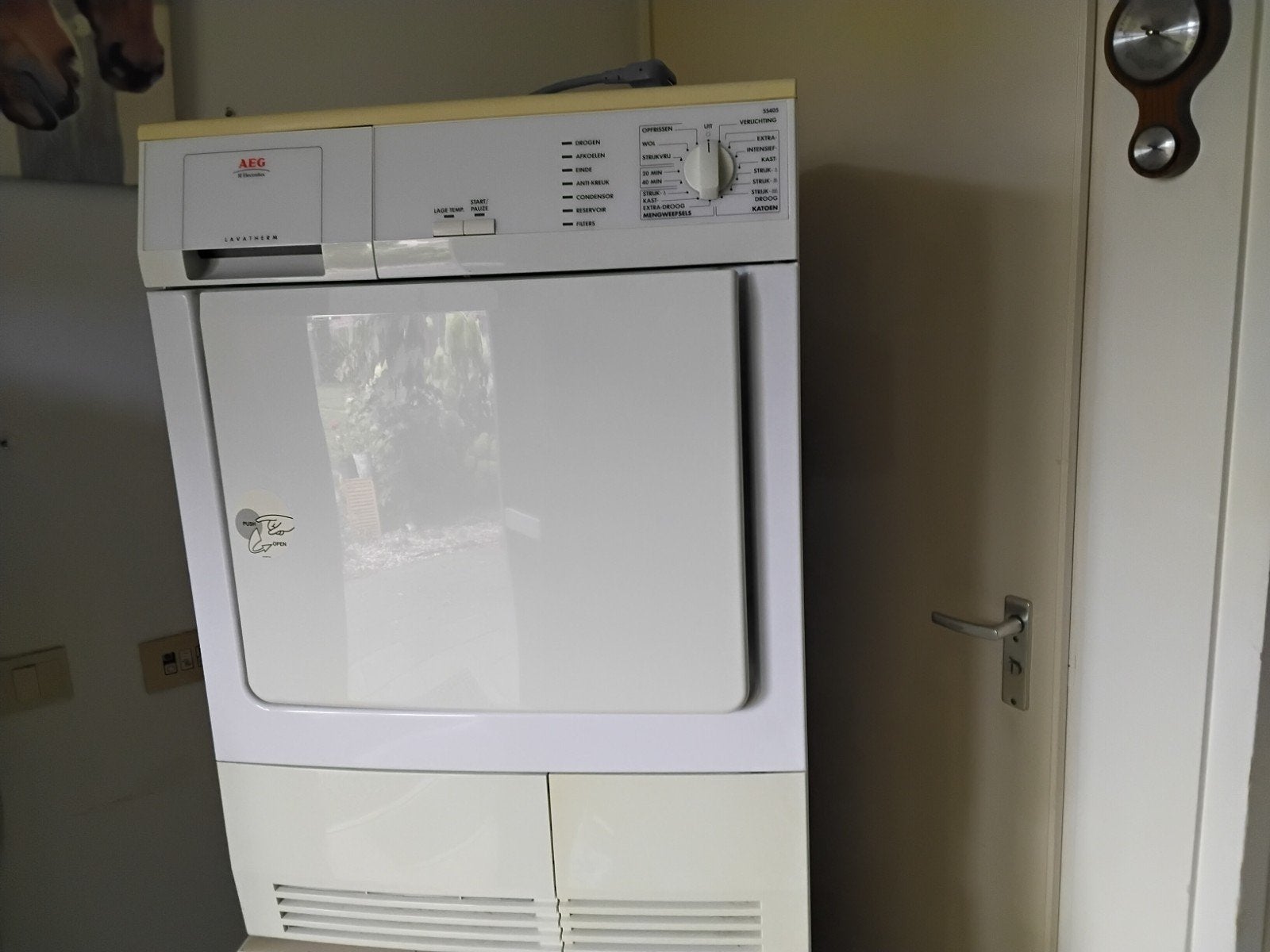 AEG Wasdroger - Goed werkend en direct beschikbaar, Ophalen, 6 tot 8 kg, Gebruikt, Anti-kreukfase