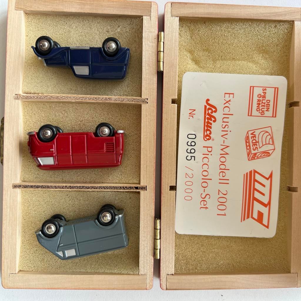 Schuco Piccolo Set 2001 Exclusief Model - Nr. 0995/2000, Overige merken, 1:50 of kleiner, Auto, Ophalen of Verzenden