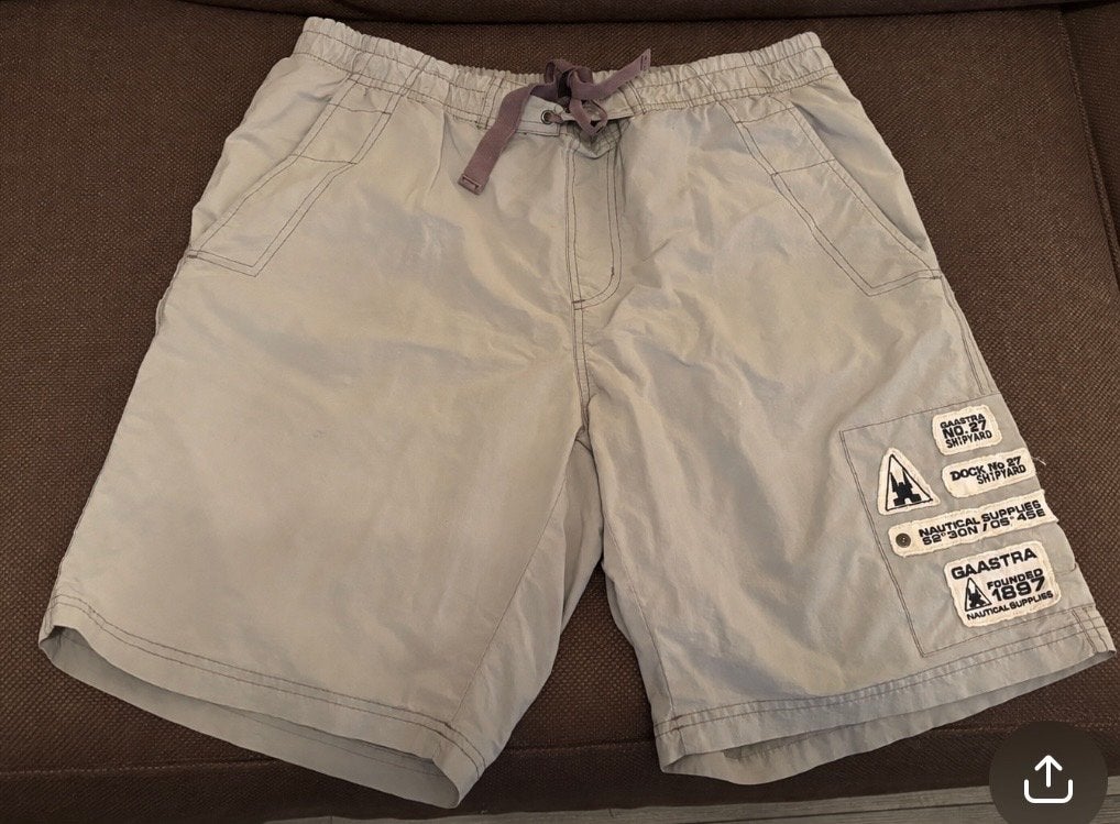 Gaastra zwemshort heren - beige/grijs - maat L, Ophalen of Verzenden, Maat 52/54 (L), Beige, Zwemshort