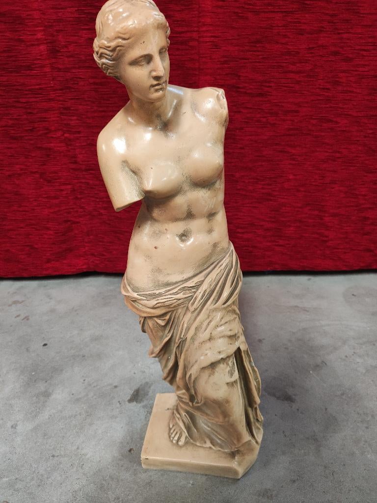 Beeld in prijs verlaagd...., Antiek en Kunst, Kunst | Beelden en Houtsnijwerken, Beeld, Gips, Religie, 50 - 100 cm, Europa, Beige