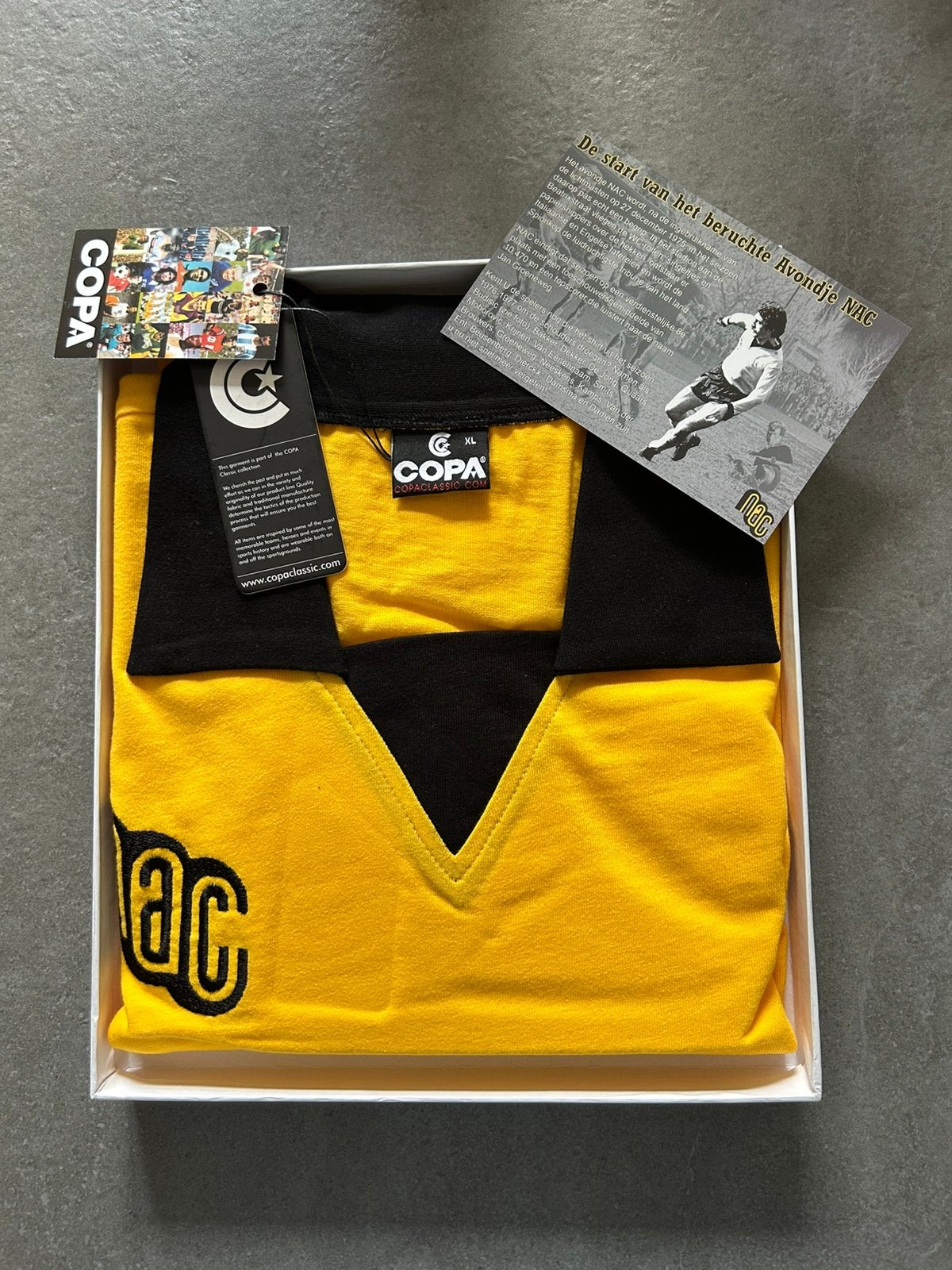 NAC shirt anno 1976 / 1977 maat XL, Verzamelen, Sportartikelen en Voetbal, Ophalen of Verzenden, Nieuw, NAC Breda, Shirt